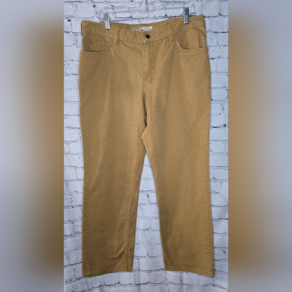 Carhartt Men's‎ Tan Canvas Work Pants Size 36x30